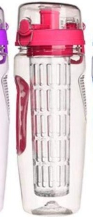 32Oz Fruit Infusing Infuser Water Bottle Water Fruit Bottle BPA Free Plastic Sport Fruit Infuser Water Bottles With Infuser Juice Shaker Drink Bottle Of Water - Image 2