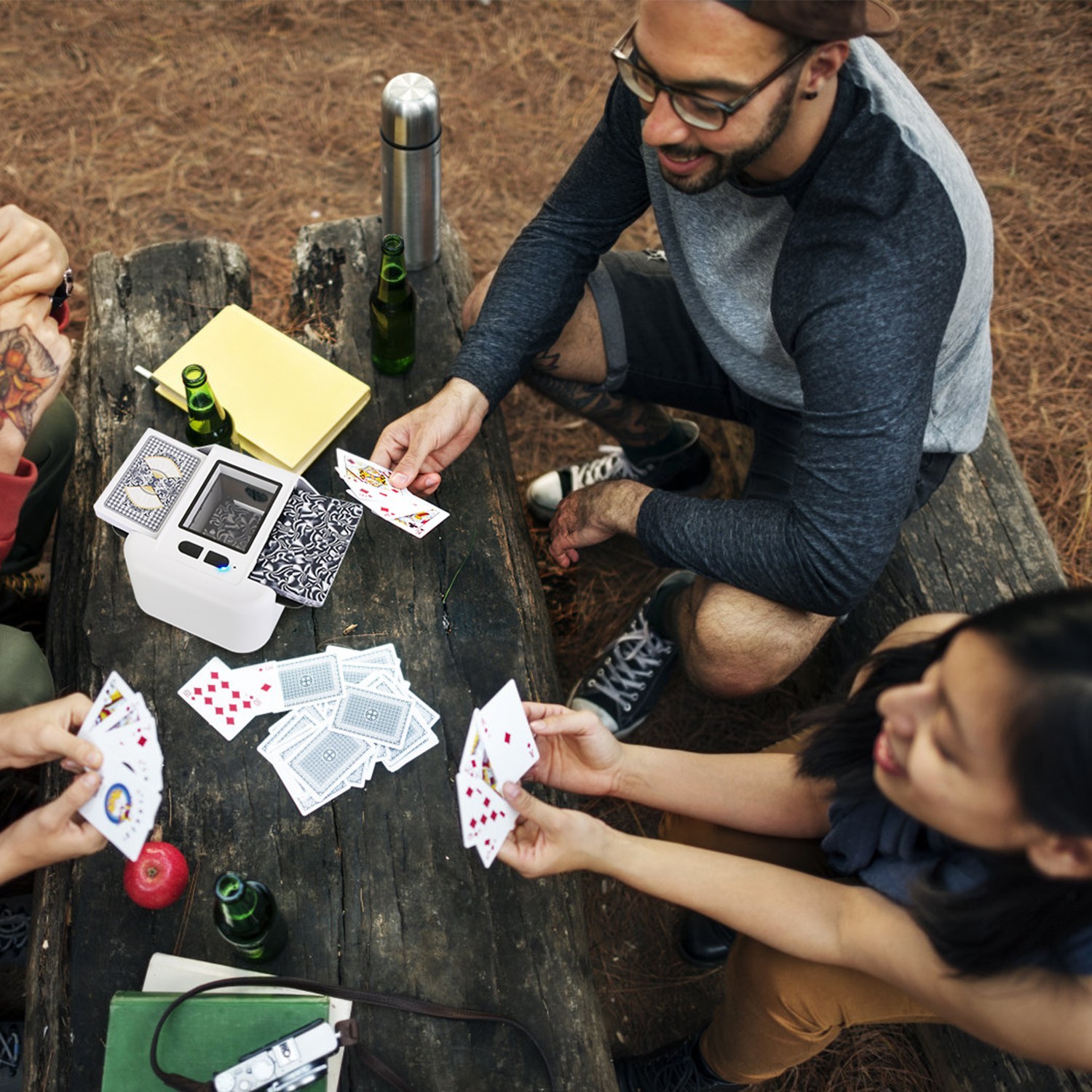 Rechargeable Automatic Card Shuffler – 2 Deck Electric Shuffling Machine for Poker, UNO, Blackjack & Casino Games - Image 10