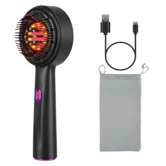 3-in-1 Red Light Scalp Massager Brush