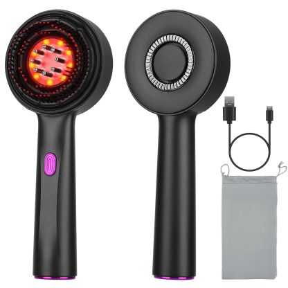 3-in-1 Red Light Scalp Massager Brush - Image 8
