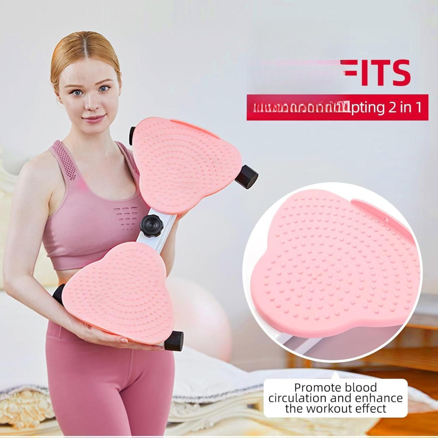 Slim Twist Waist Fitness Board with Resistance Bands – 300lbs Capacity - Image 9