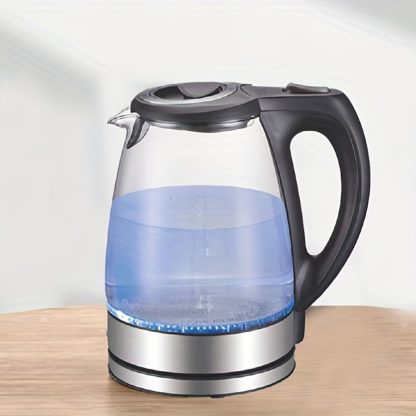 1.7L Electric Glass Kettle – Fast Boil, Stainless Steel Filter, 1200W - Image 5