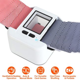 Rechargeable Automatic Card Shuffler – 2 Deck Electric Shuffling Machine for Poker, UNO, Blackjack & Casino Games