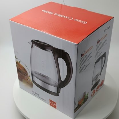 1.7L Electric Glass Kettle – Fast Boil, Stainless Steel Filter, 1200W - Image 2