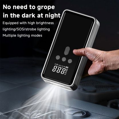 Car Battery Starter With Air Compressor 12V 2000A Car Battery Starter Digital Tire Inflator - Image 5