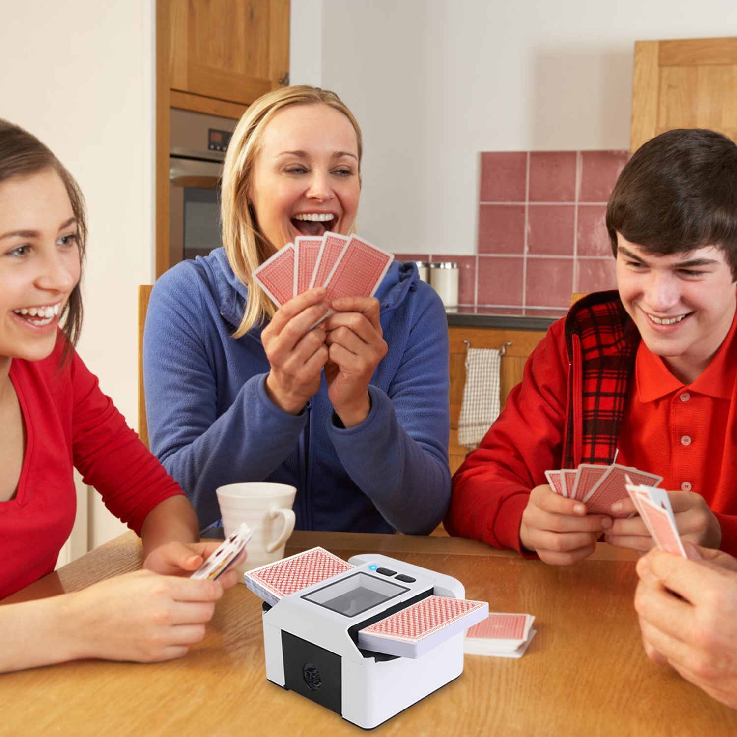 Rechargeable Automatic Card Shuffler – 2 Deck Electric Shuffling Machine for Poker, UNO, Blackjack & Casino Games - Image 7