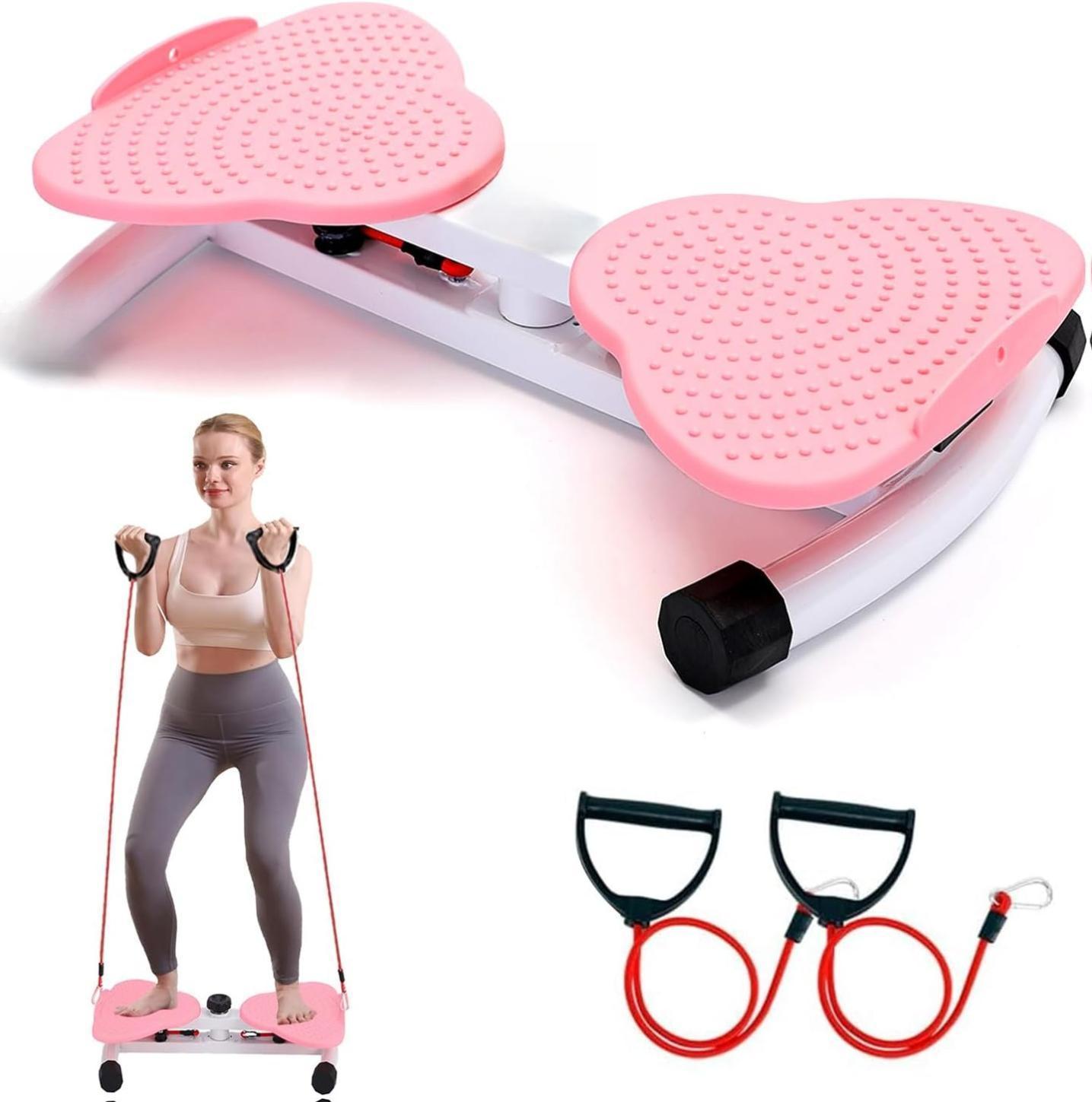 Slim Twist Waist Fitness Board with Resistance Bands – 300lbs Capacity - Image 8